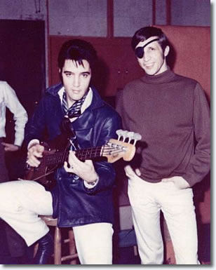 Elvis Presley and Bobby Wood - 1969