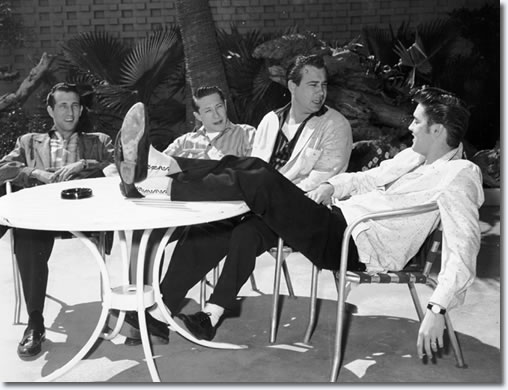 D.J. Fontana, Scotty Moore, Bill Black and Elvis Presley - Las Vegas 1956