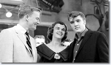 Wink Martindale and Elvis Presley at WHBQ in Memphis - June 16, 1956