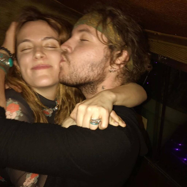 Riley Keough with Brother Benjamin Keough.