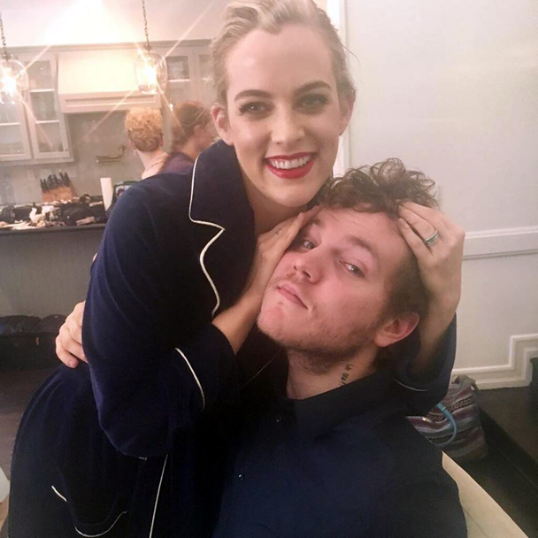 Riley Keough with Brother Benjamin Keough.